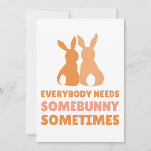 Une carte de Pâques pour aimer un petit lapin
