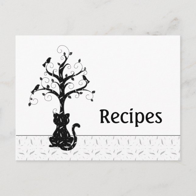 Une carte de recette de l'imagination de Kitty (Devant)
