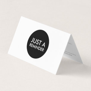 une carte de rendez-vous pliée pour rappel