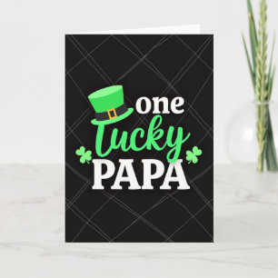 Une carte de Saint-Patrick pour un papa chanceux
