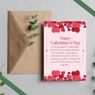 Une carte de Saint-Valentin au coeur