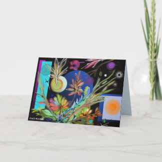 Une carte de sympathie émotionnelle Abstraite