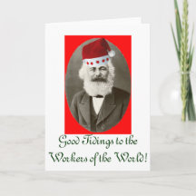 Une carte de vacances de Marx