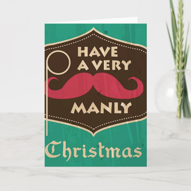 Une carte de voeux de Noël très maniaque (Devant)