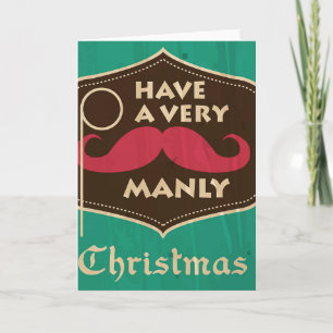 Une carte de voeux de Noël très maniaque
