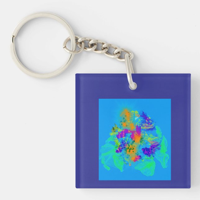 Une carte de voeux Flare of Color (Devant)