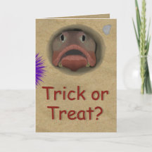 Une carte d'Halloween à fringales sarcastiques