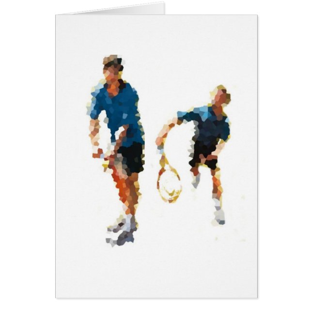 Une carte fantastique de tennis (Devant)