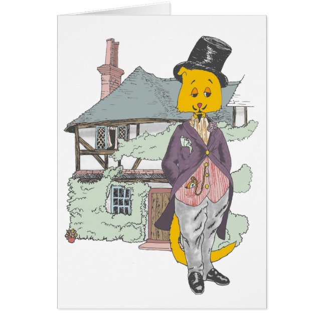 Une carte féline fine (Devant)