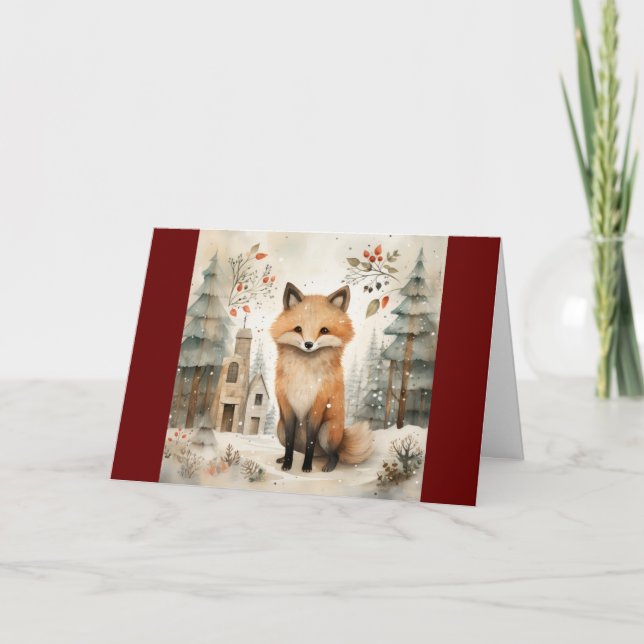 UNE CARTE FOX DE NOËL POUR TOUS (Devant)