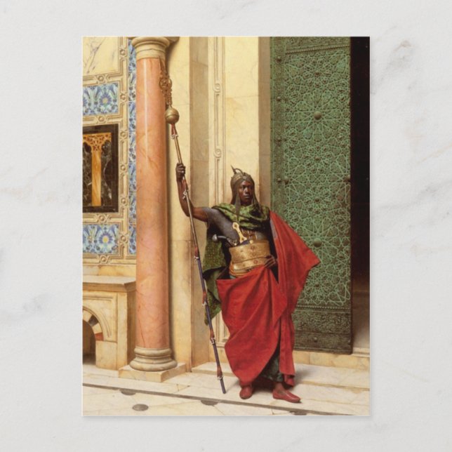 Une carte postale de la Garde nubienne (Devant)