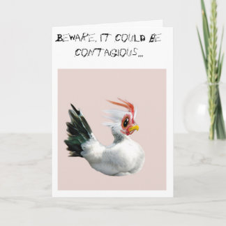 Une carte pour les amis hantés de poulet