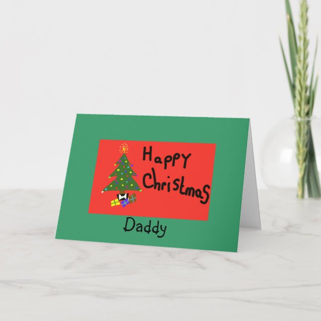 Une carte pour papa (Devant)