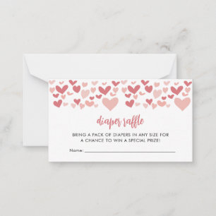 Une Carte Raffée Petit Baby shower Amoureux