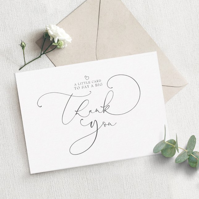 Une Carte Simple Pour Dire Un Grand Merci (Créateur téléchargé)