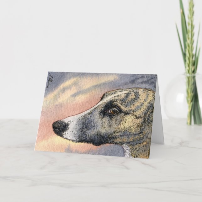 Une CARTE timide et belle de chien (Devant)