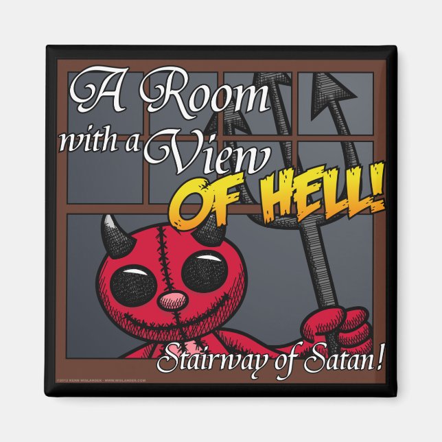 Une chambre avec un aimant de vue (Devant)