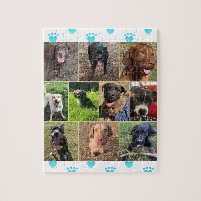 Une Collection De Puzzle De Chiens (Vertical)
