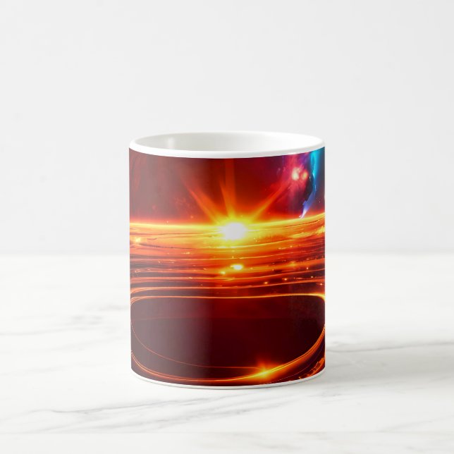 Une collection de tasses de planètes du système so (Centre)