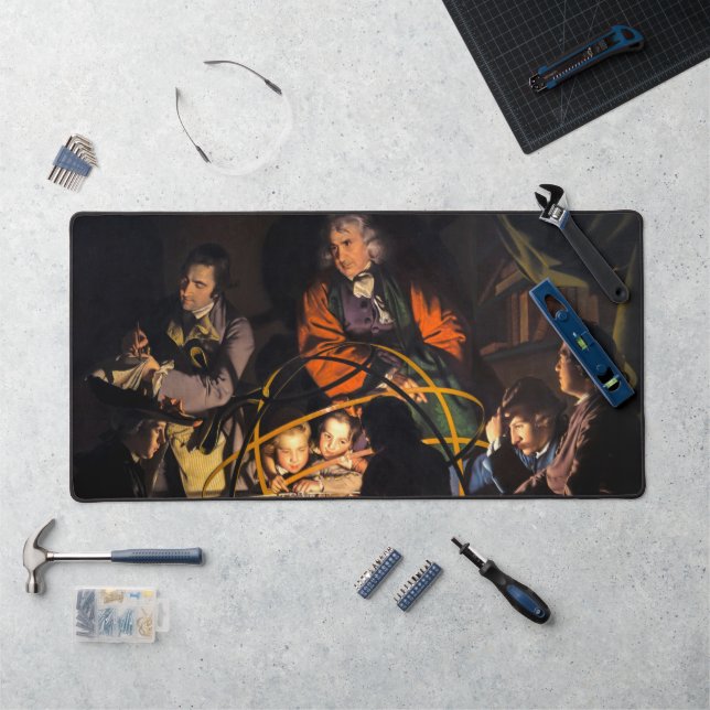 Une conférence de philosophe sur le système solair (Poste de travail)