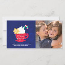 Une Coupe de 'Tis The Season Carte photo