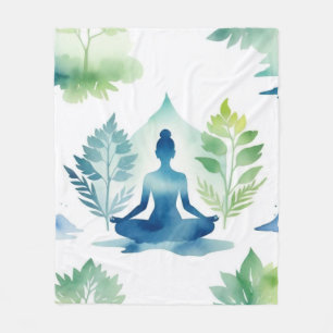 Une couverture inspirée du yoga pour le bien-être 