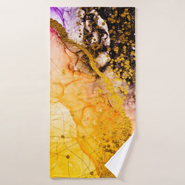 Une créativité transparente. Nuages Abstraits -ART (Serviette de bain)