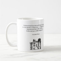 "Une double existence délicieuse" citation mug