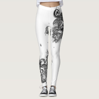 "Une élégance réfléchissante", Leggings de la femm