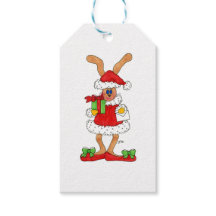 Une Étiquette Cadeau Lapin Pour Les Vacances !