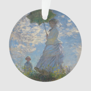 Une femme avec un parasol par Claude Monet
