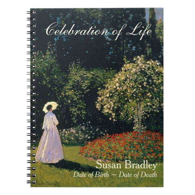 Une femme dans le jardin par Monet Funeral Livre d (Devant)