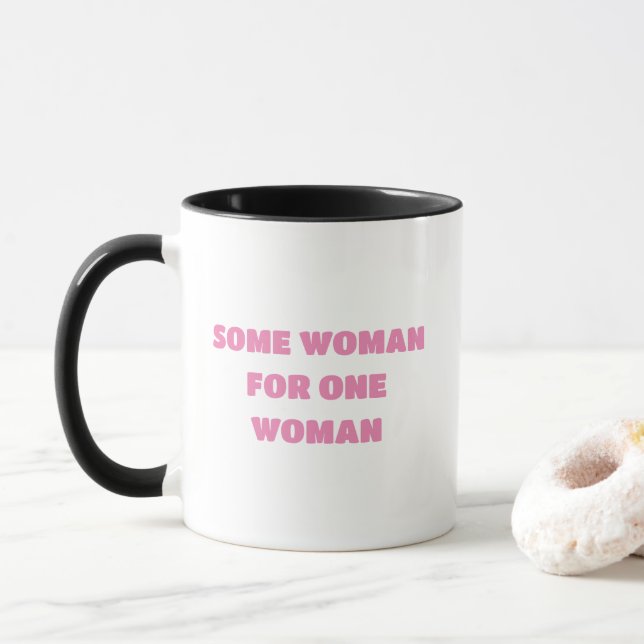Une femme pour une femme Mug (Avec donut)