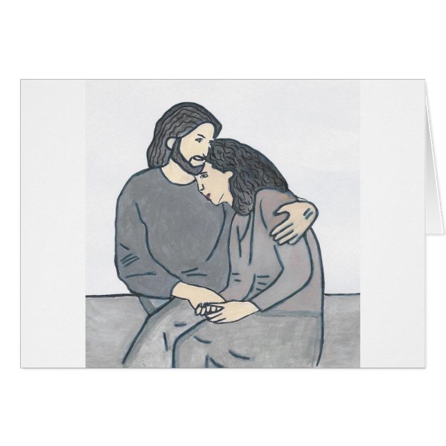 Une femme solitaire rencontre Dieu (Devant horizontal)