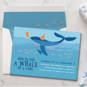 Une fête inoubliable – Invitation d'anniversaire p