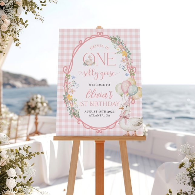 Une fille d'oie sotte 1ère Affiche de bienvenue d' (Créateur téléchargé)