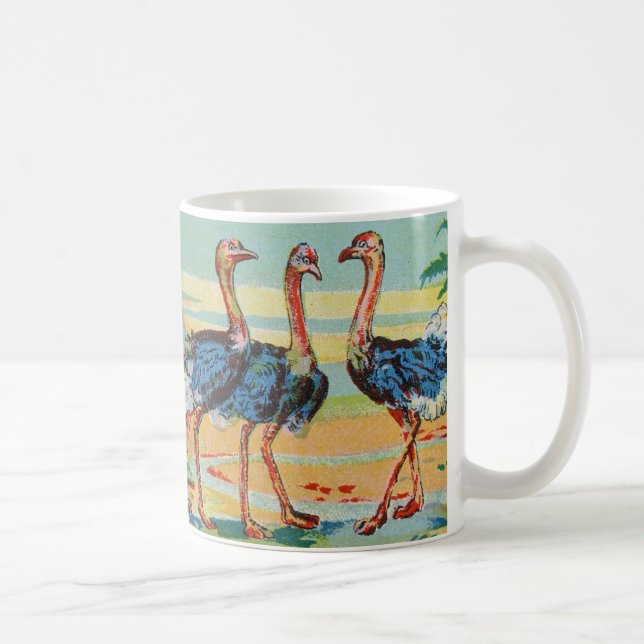 Une flamboyante de Flamants roses Mug (Droite)