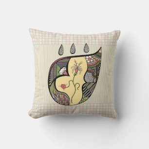 Une fleur dans le Coussin