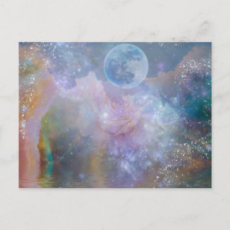 Une fois dans une carte postale Blue Moon