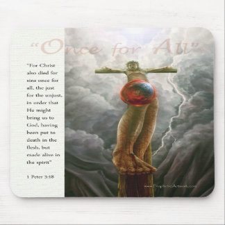 Une fois pour toutes tapis de souris