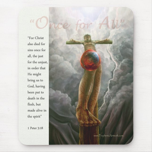 Une fois pour toutes tapis de souris (Devant)