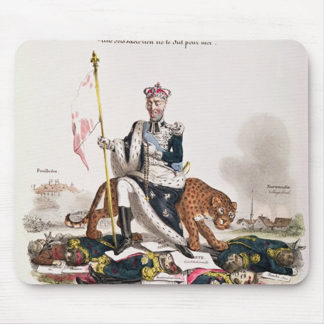 Une fois sacre rien ne le fut pour moi' mouse pad (Front)