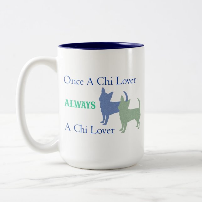 Une fois un amant de Chi toujours une tasse (Gauche)