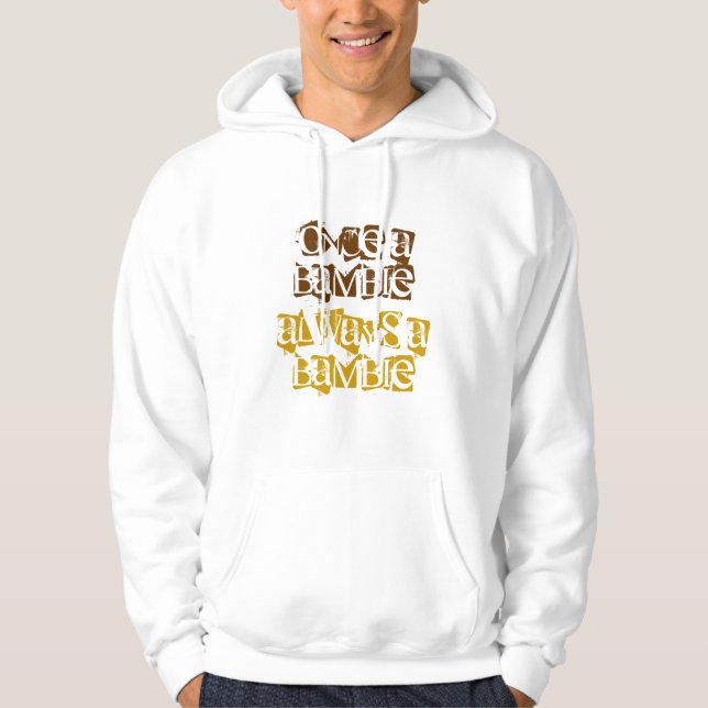 Une fois un sweat - shirt à capuche de Bambie (Devant)