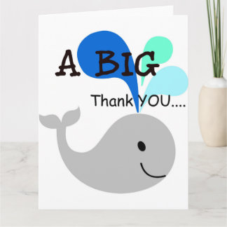 Une grande carte baleine de Merci