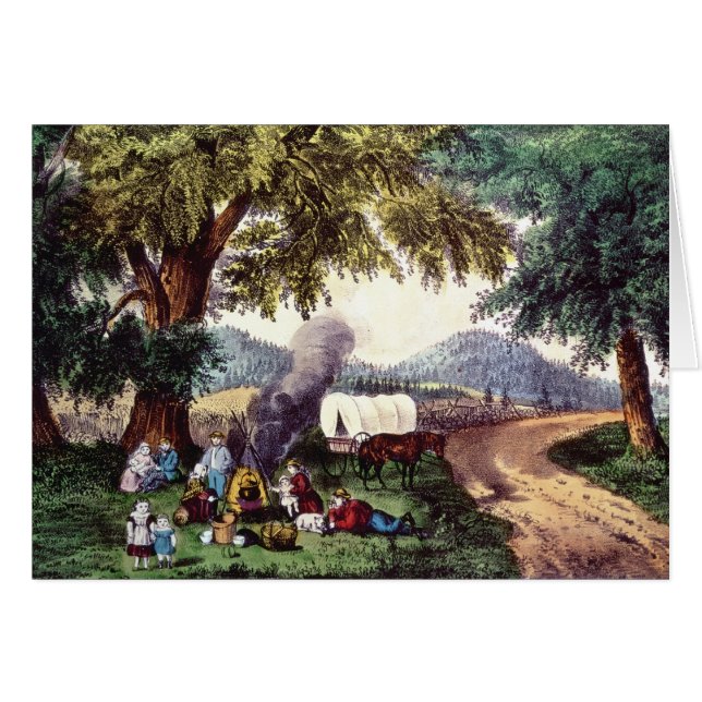 Une halte par le bord de la route (Devant horizontal)