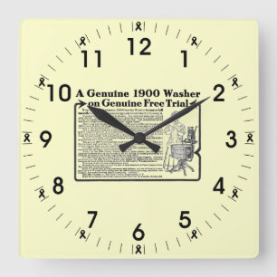 Une horloge murale 1900 véritable de joint
