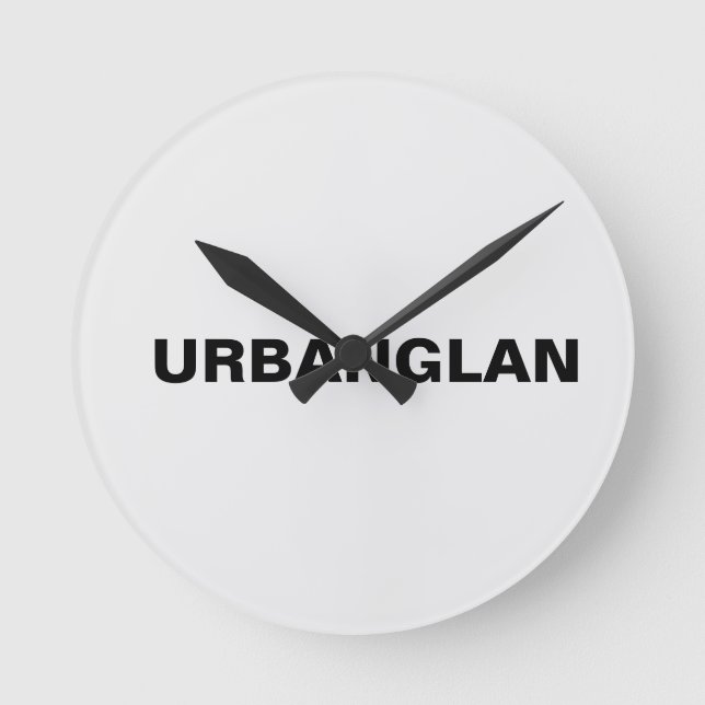 Une horloge murale design URBANGLAN (Recto)