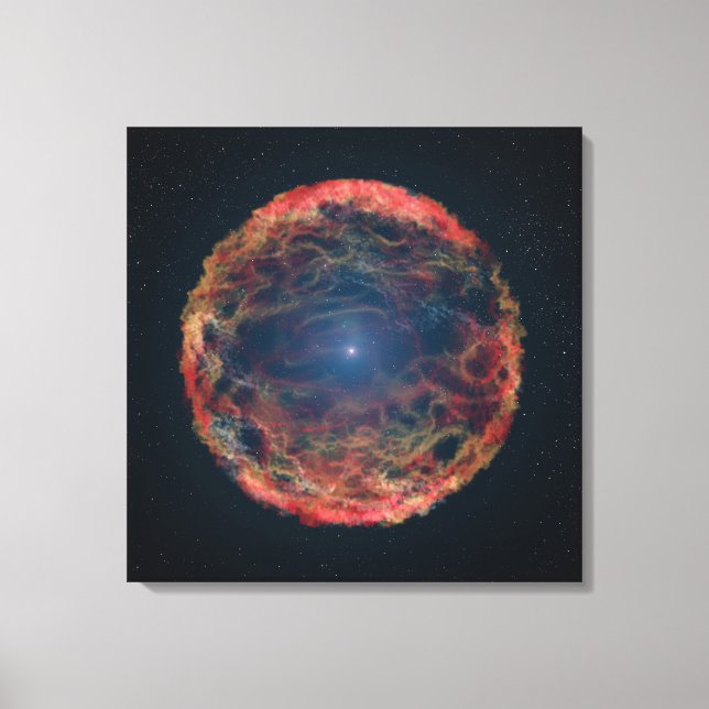 Une Impression Artiste De Supernova 1993j. (Recto)