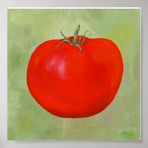 Une impression de peinture à la tomate
